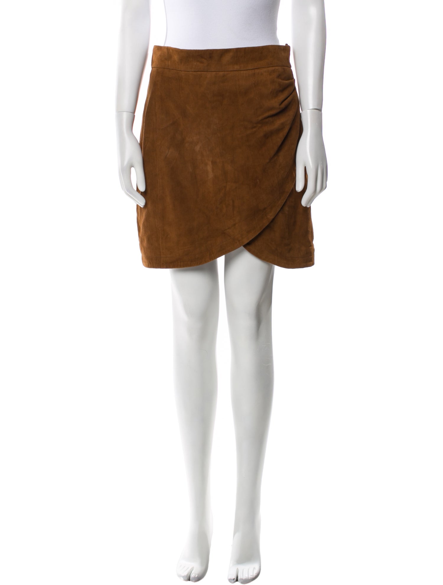 Zadig & Voltaire Goat Leather Mini Skirt w/ Tags