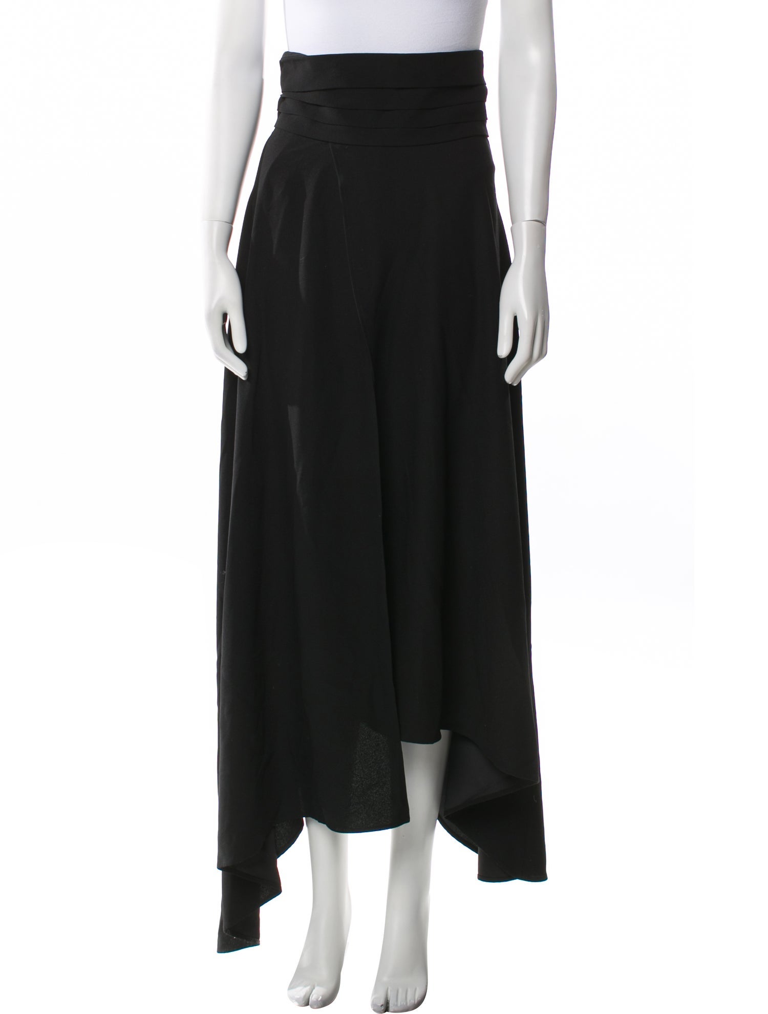 Zadig & Voltaire Pleated Accents Long Skirt