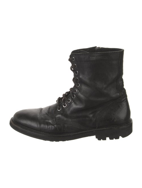 Zadig & Voltaire Leather Combat Boots