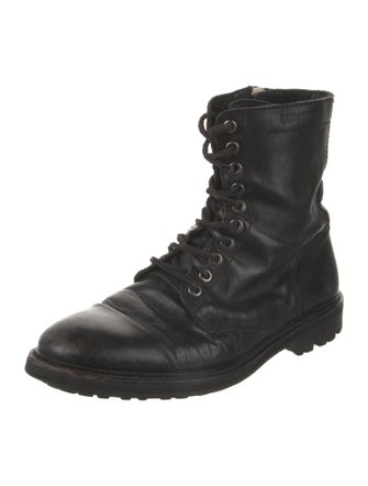Zadig & Voltaire Leather Combat Boots