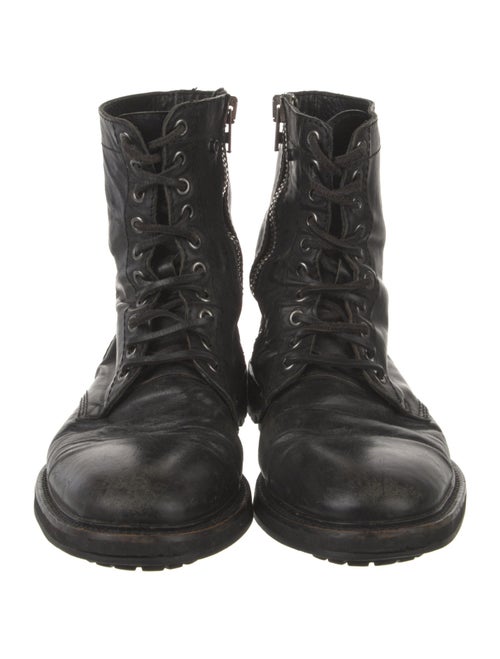 Zadig & Voltaire Leather Combat Boots