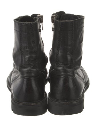 Zadig & Voltaire Leather Combat Boots