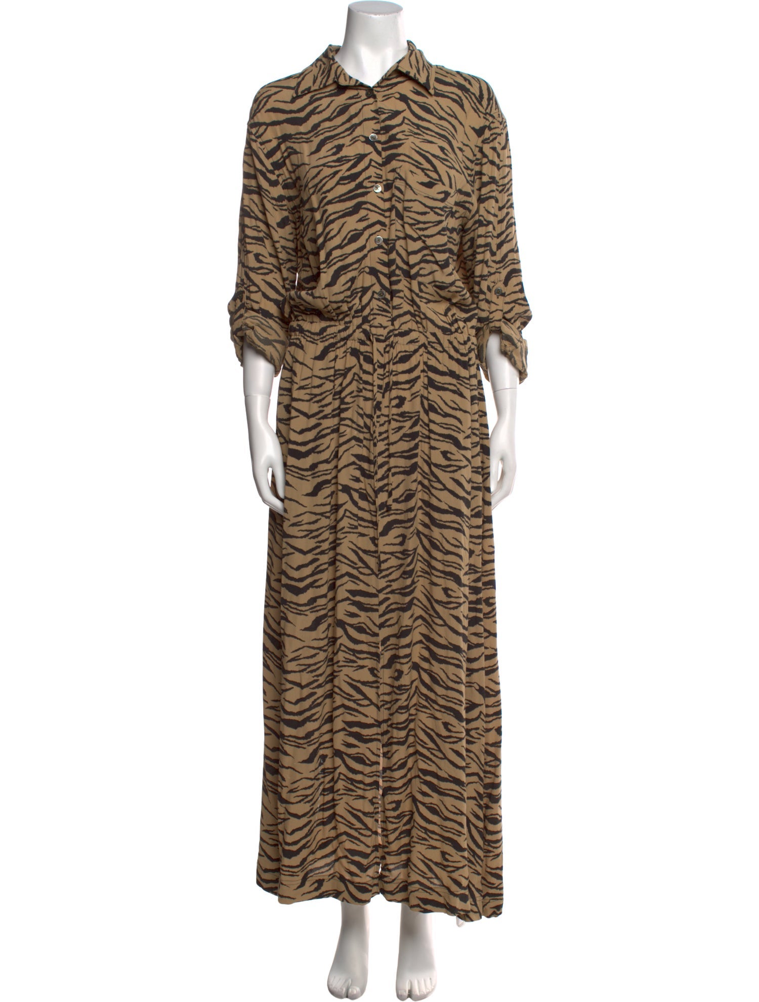 Zadig & Voltaire Animal Print Long Dress