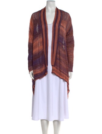 Zadig & Voltaire Striped Open Front Sweater