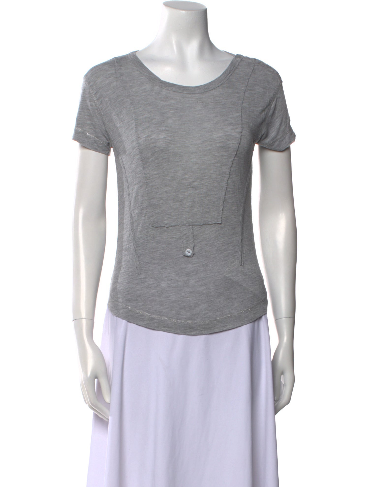 Zadig & Voltaire Scoop Neck Short Sleeve T-Shirt