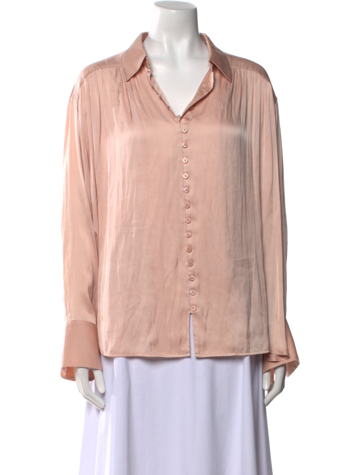 Zadig & Voltaire Long Sleeve Button-Up Top