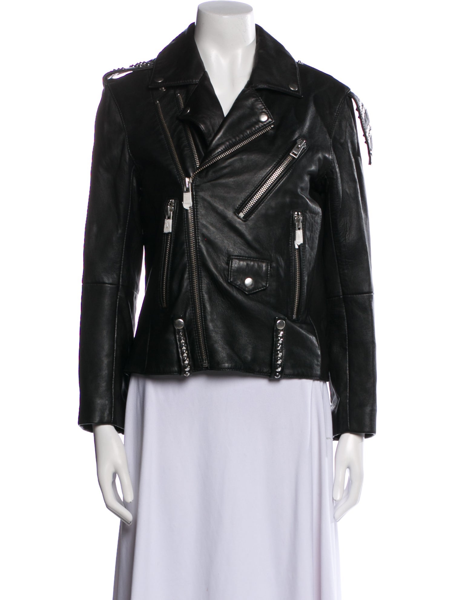 Zadig & Voltaire Leather Biker Jacket