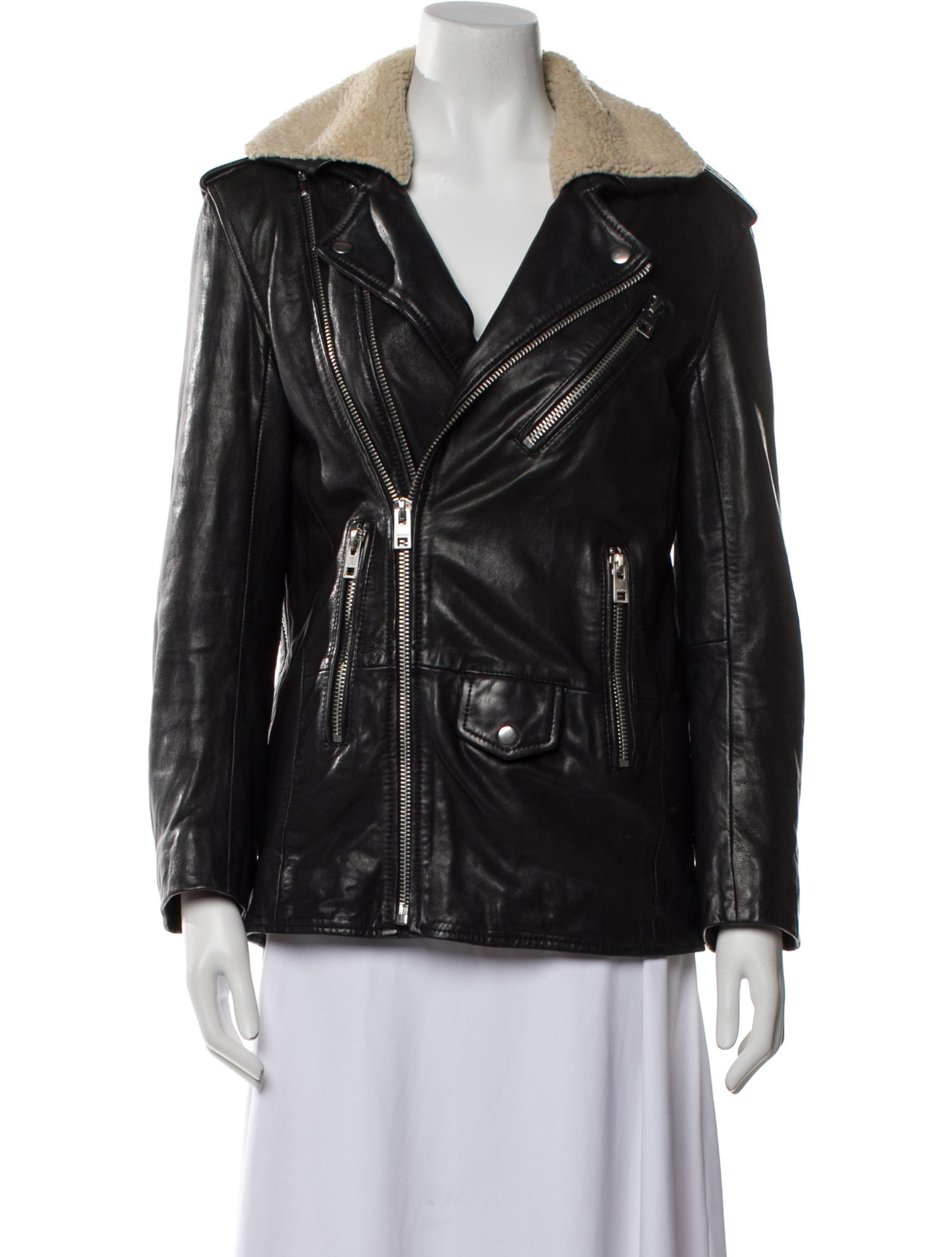 Zadig & Voltaire Leather Biker Jacket