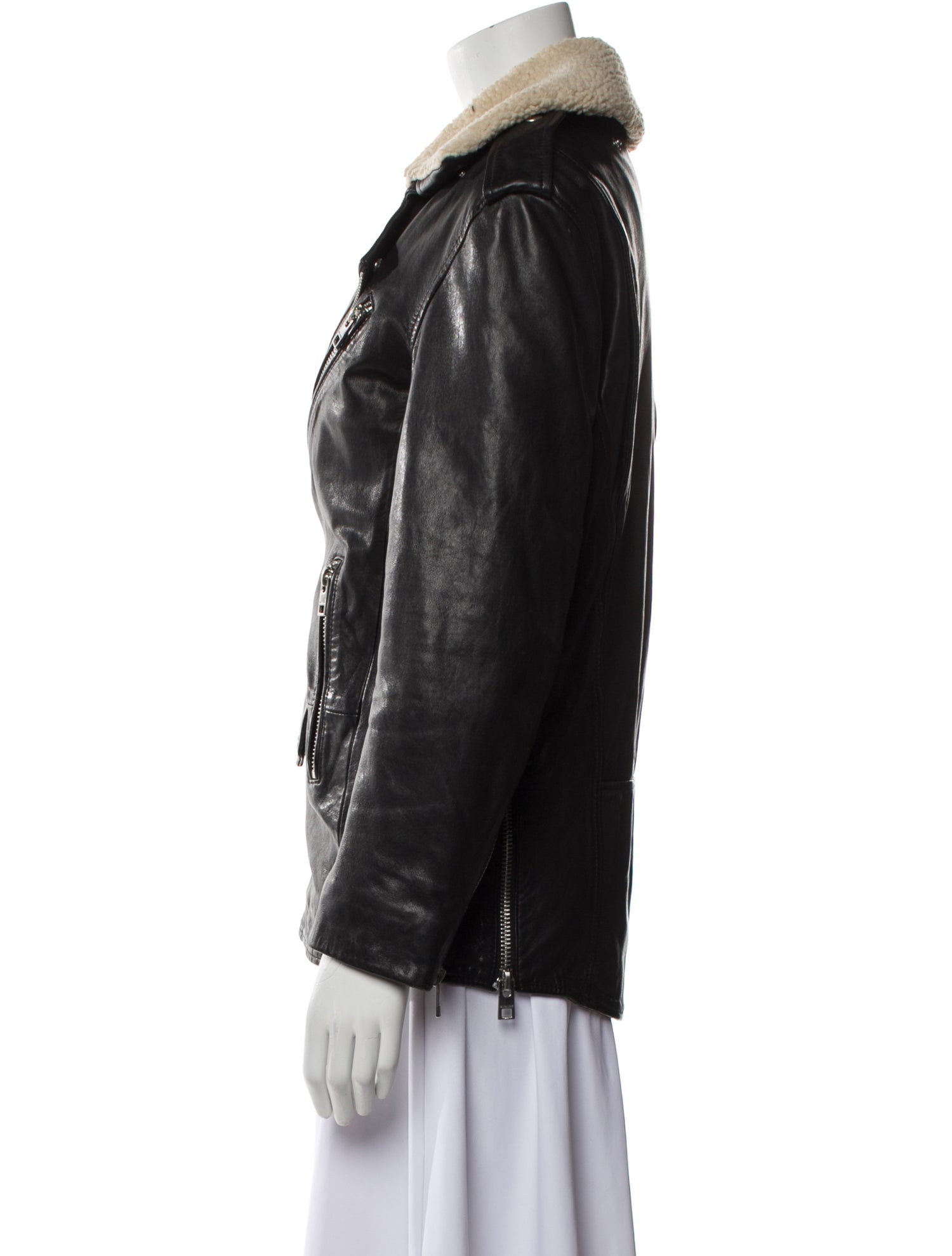 Zadig & Voltaire Leather Biker Jacket