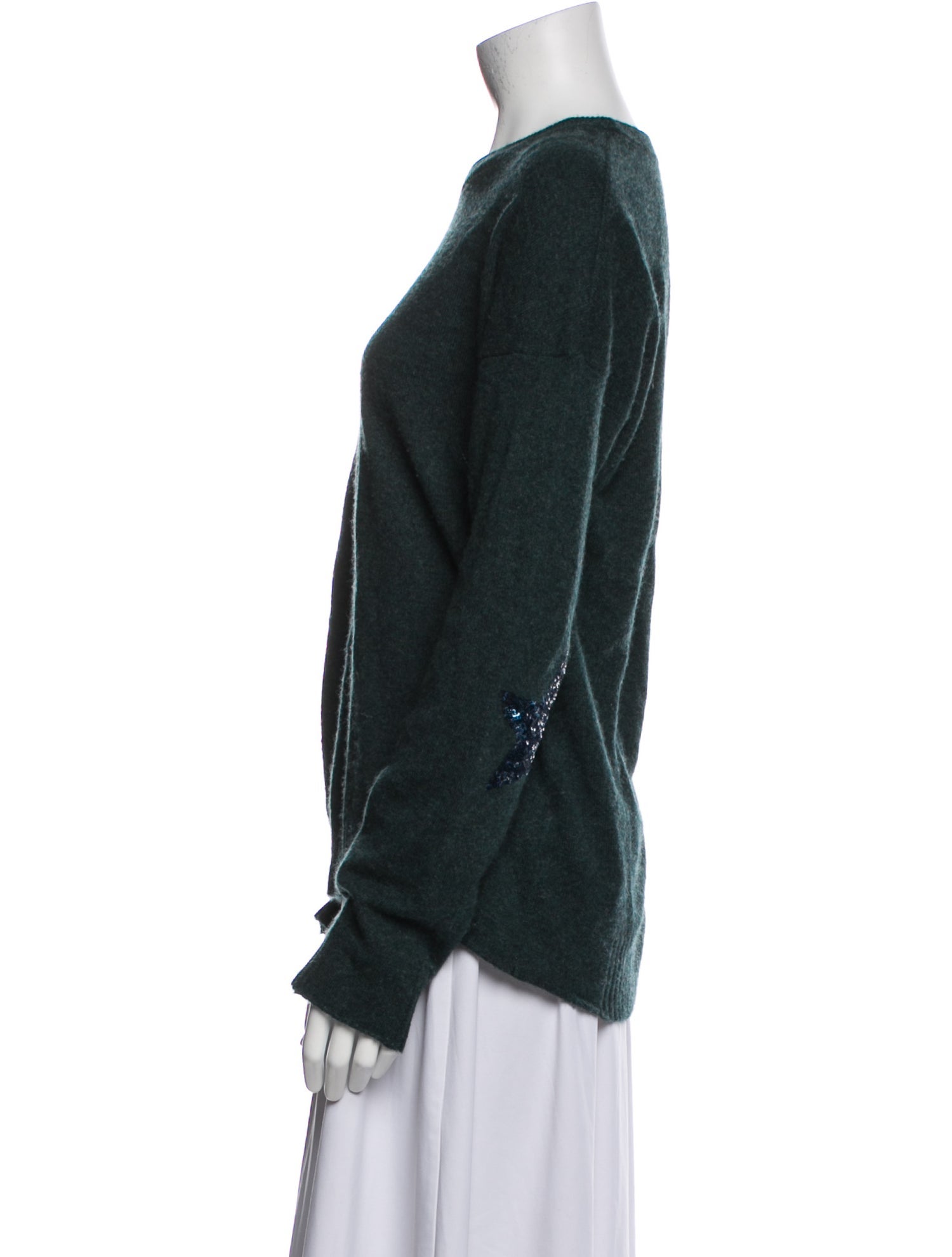 Zadig & Voltaire Cashmere Bateau Neckline Sweater