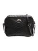 Zadig & Voltaire Embossed Leather Shoulder Bag