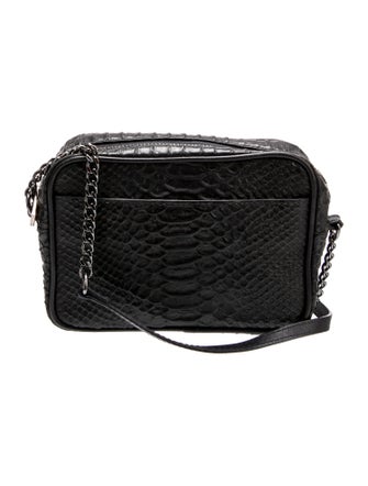 Zadig & Voltaire Embossed Leather Shoulder Bag