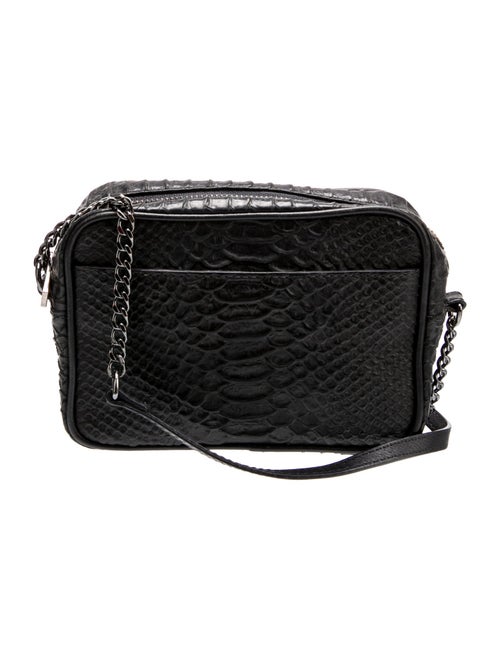 Zadig & Voltaire Embossed Leather Shoulder Bag