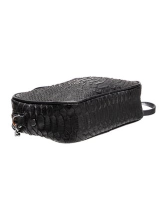 Zadig & Voltaire Embossed Leather Shoulder Bag