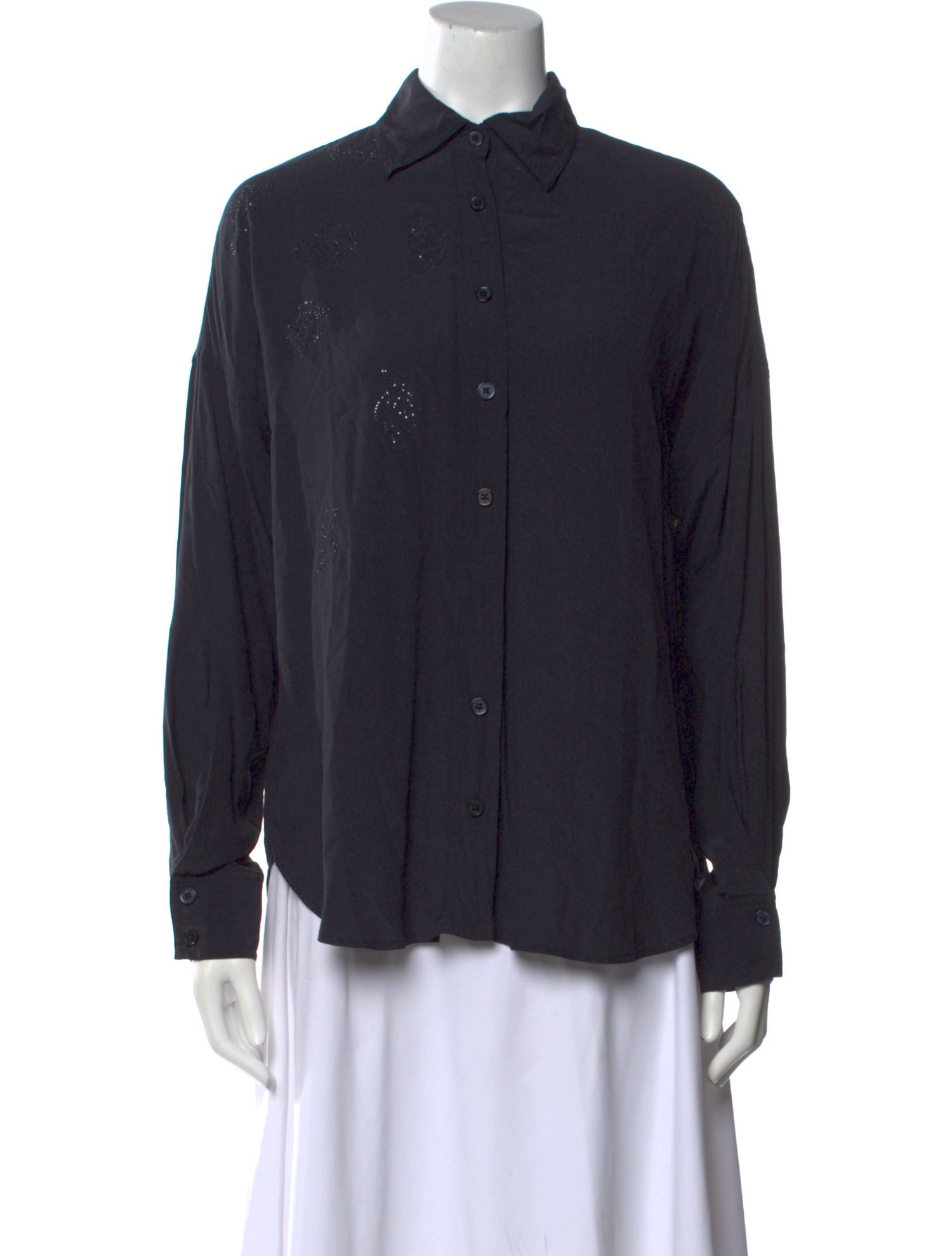 Zadig & Voltaire Long Sleeve Button-Up Top