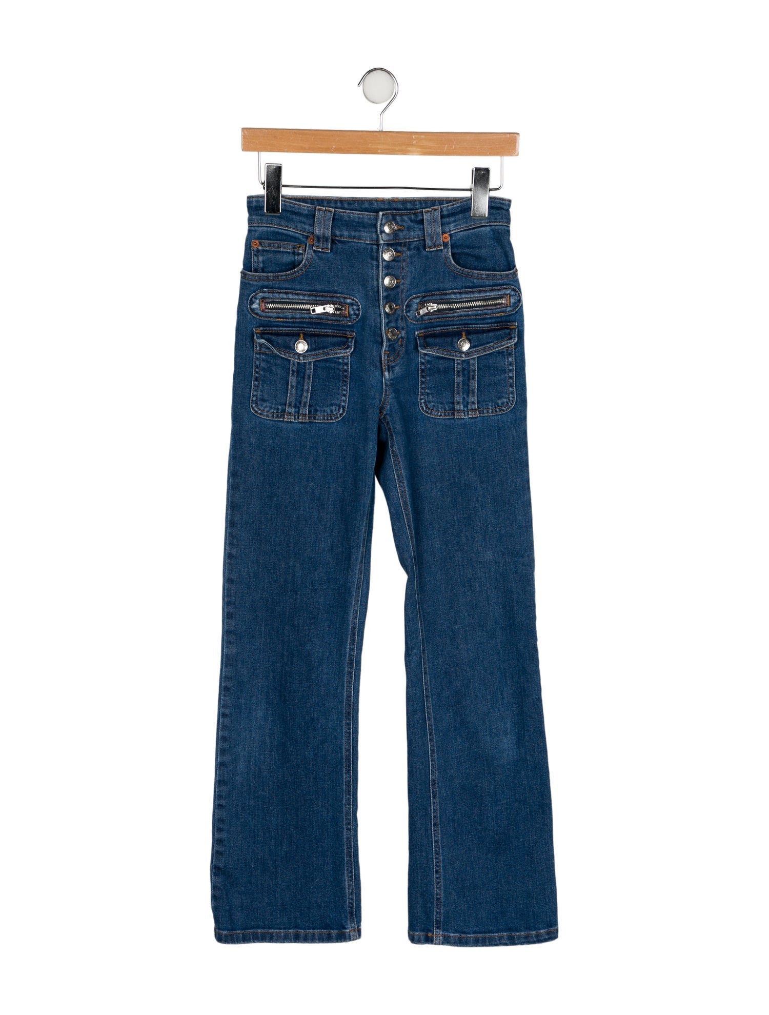 Zadig & Voltaire Mid-Rise Wide Leg Jeans