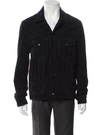 Zadig & Voltaire Leather Trucker Jacket