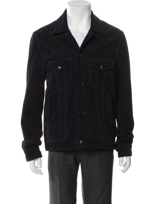 Zadig & Voltaire Leather Trucker Jacket