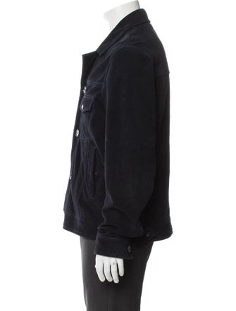 Zadig & Voltaire Leather Trucker Jacket