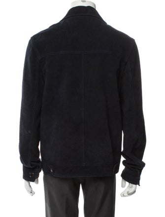 Zadig & Voltaire Leather Trucker Jacket