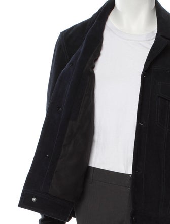 Zadig & Voltaire Leather Trucker Jacket