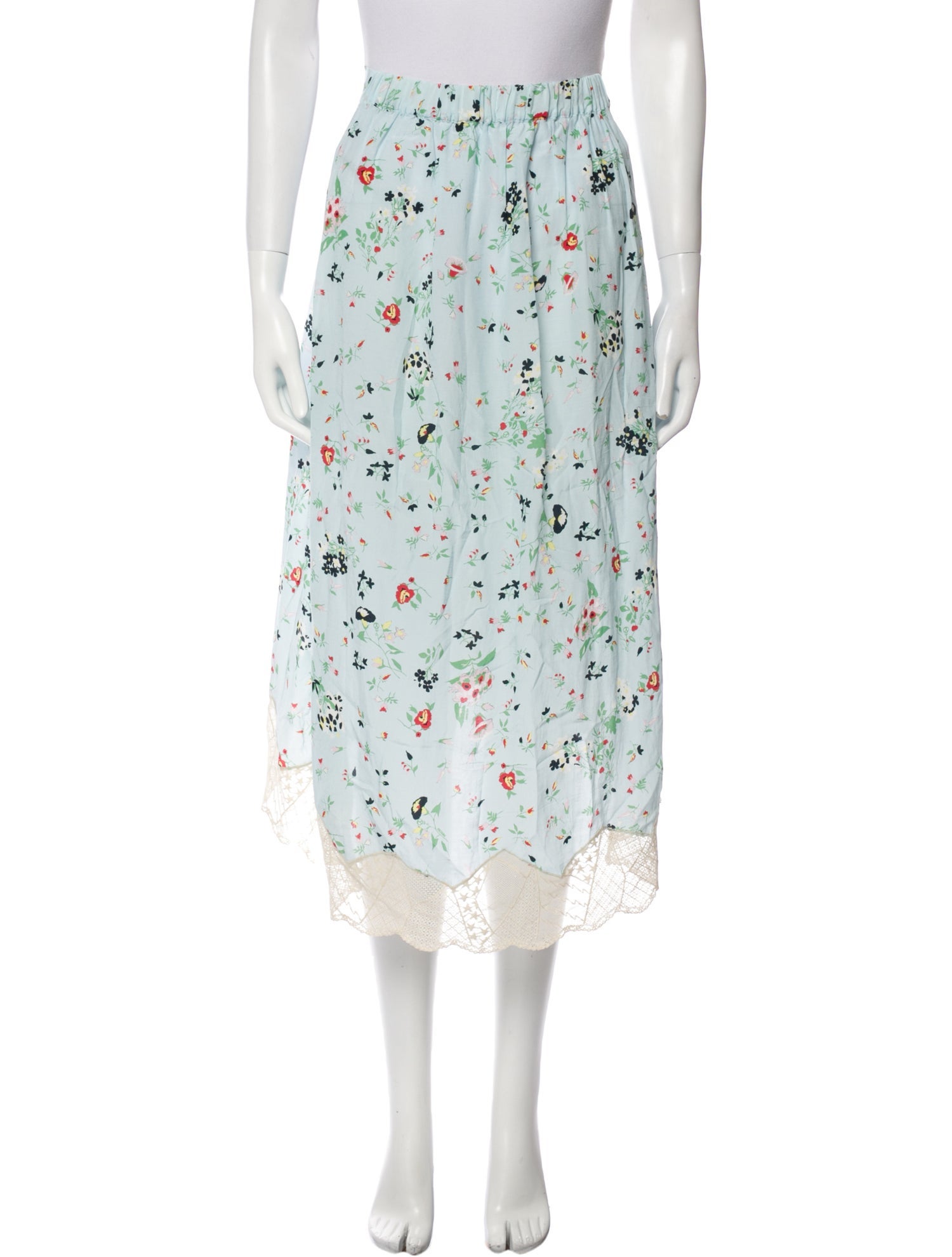 Zadig & Voltaire Printed Midi Length Skirt