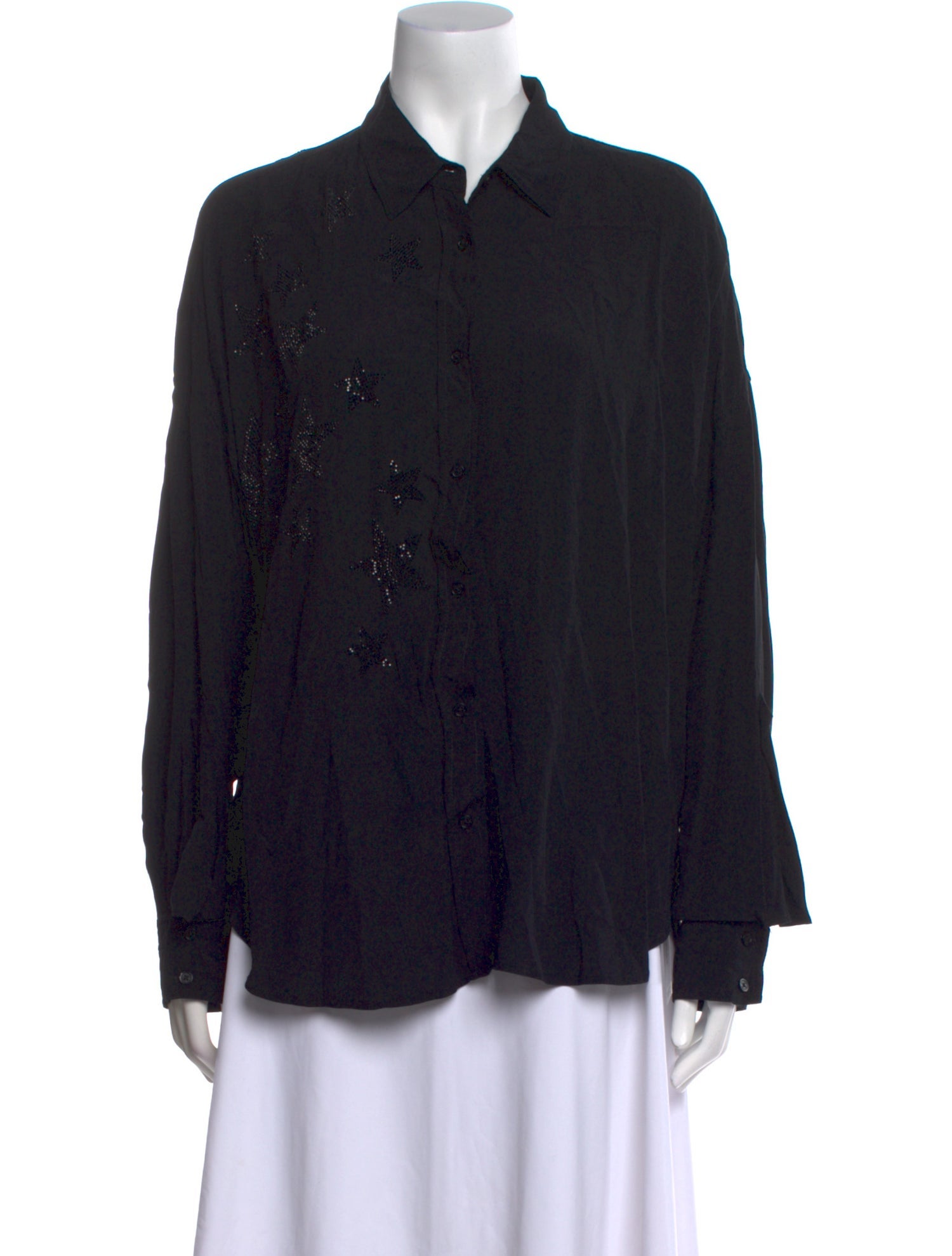 Zadig & Voltaire Long Sleeve Button-Up Top