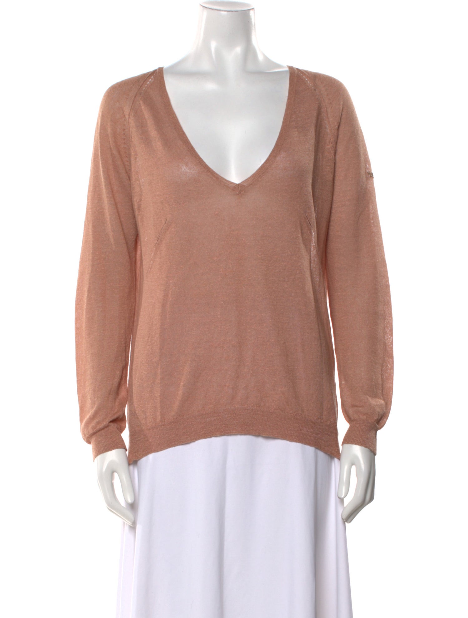 Zadig & Voltaire Linen V-Neck Sweater