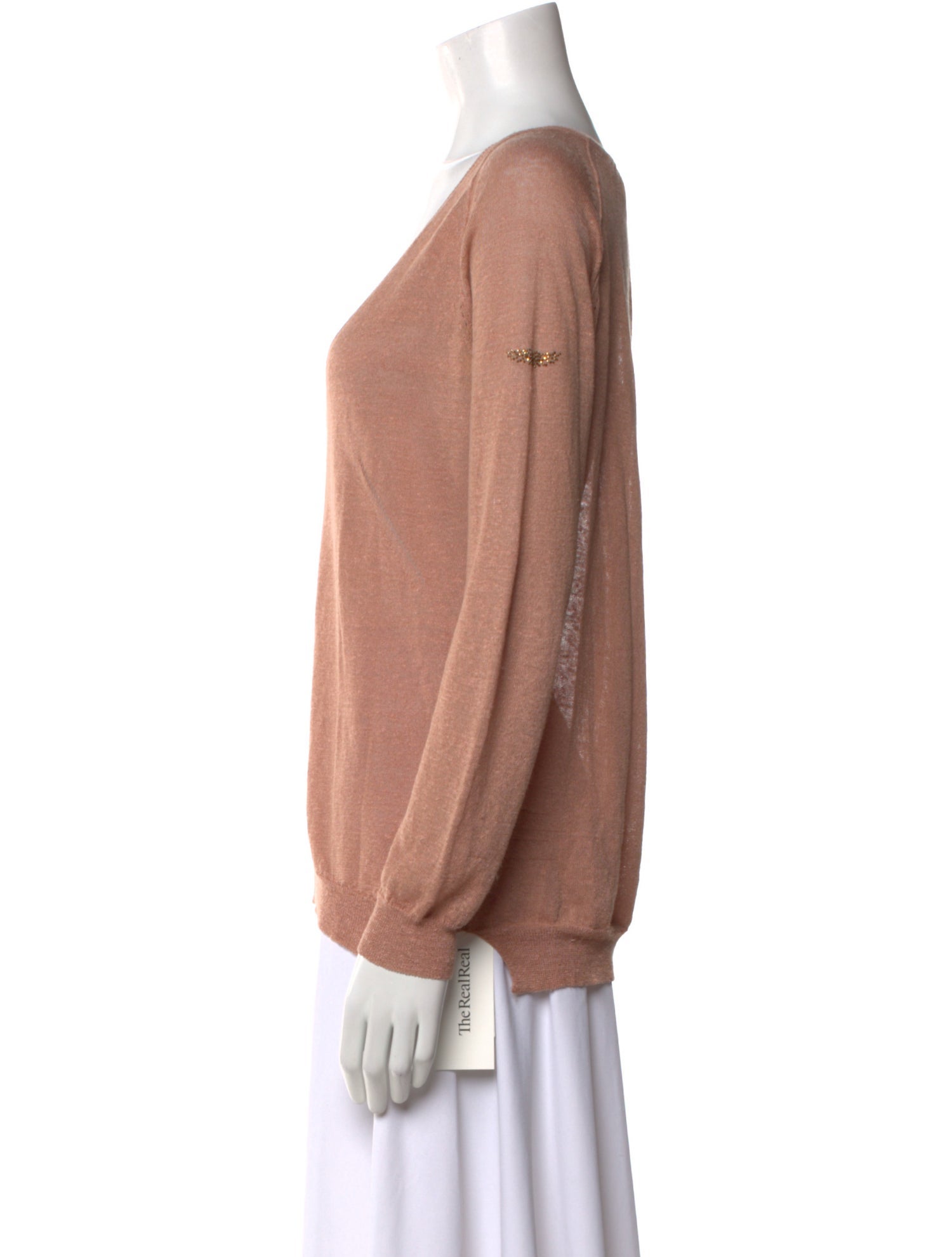Zadig & Voltaire Linen V-Neck Sweater