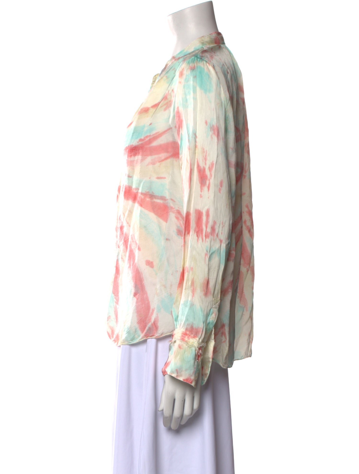 Zadig & Voltaire Printed V-Neck Blouse