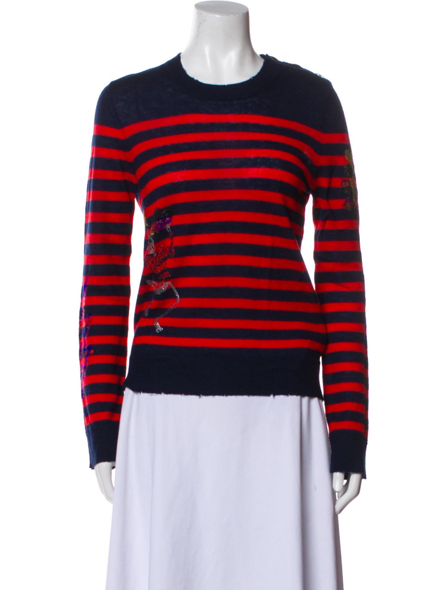 Zadig & Voltaire Cashmere Striped Sweater