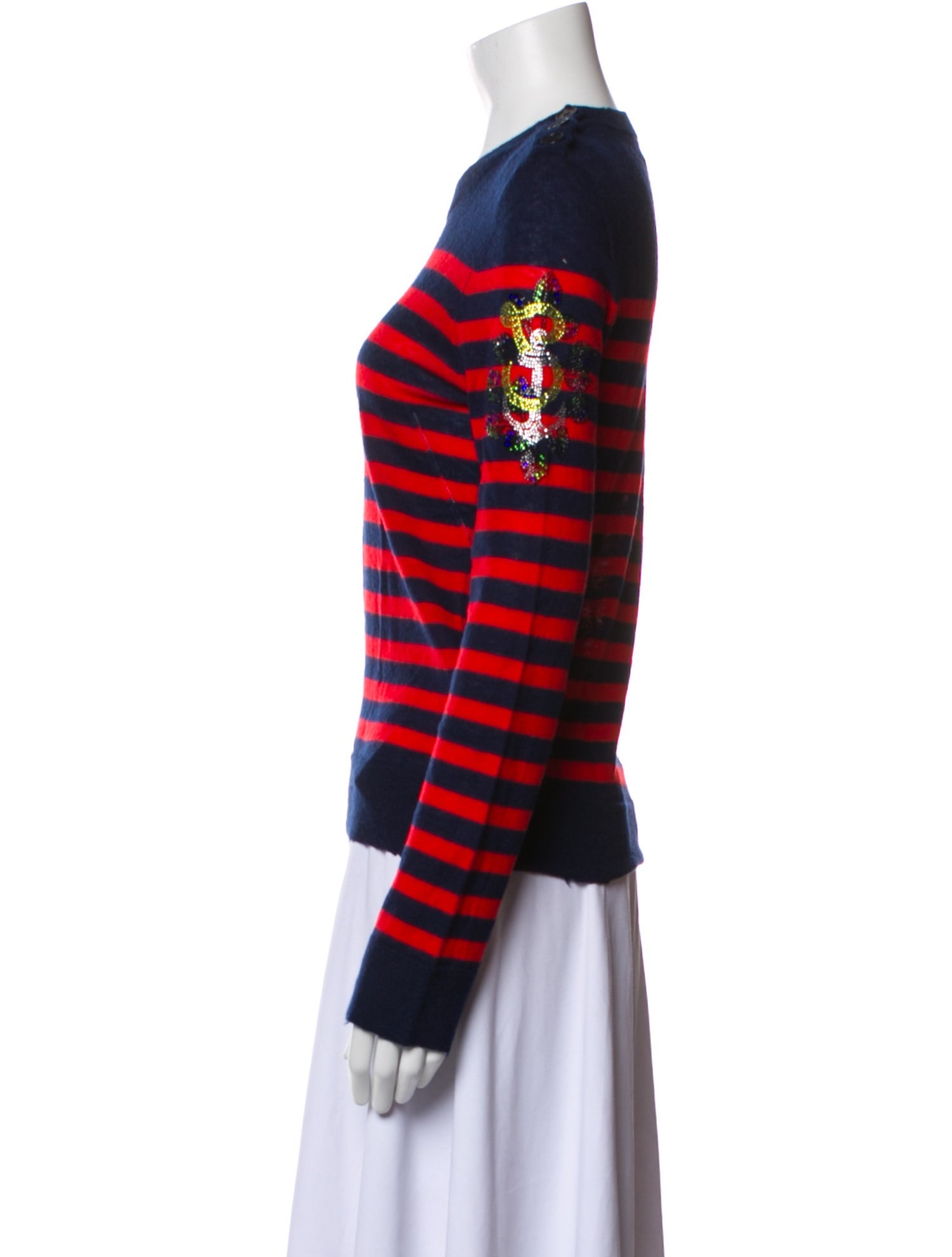 Zadig & Voltaire Cashmere Striped Sweater