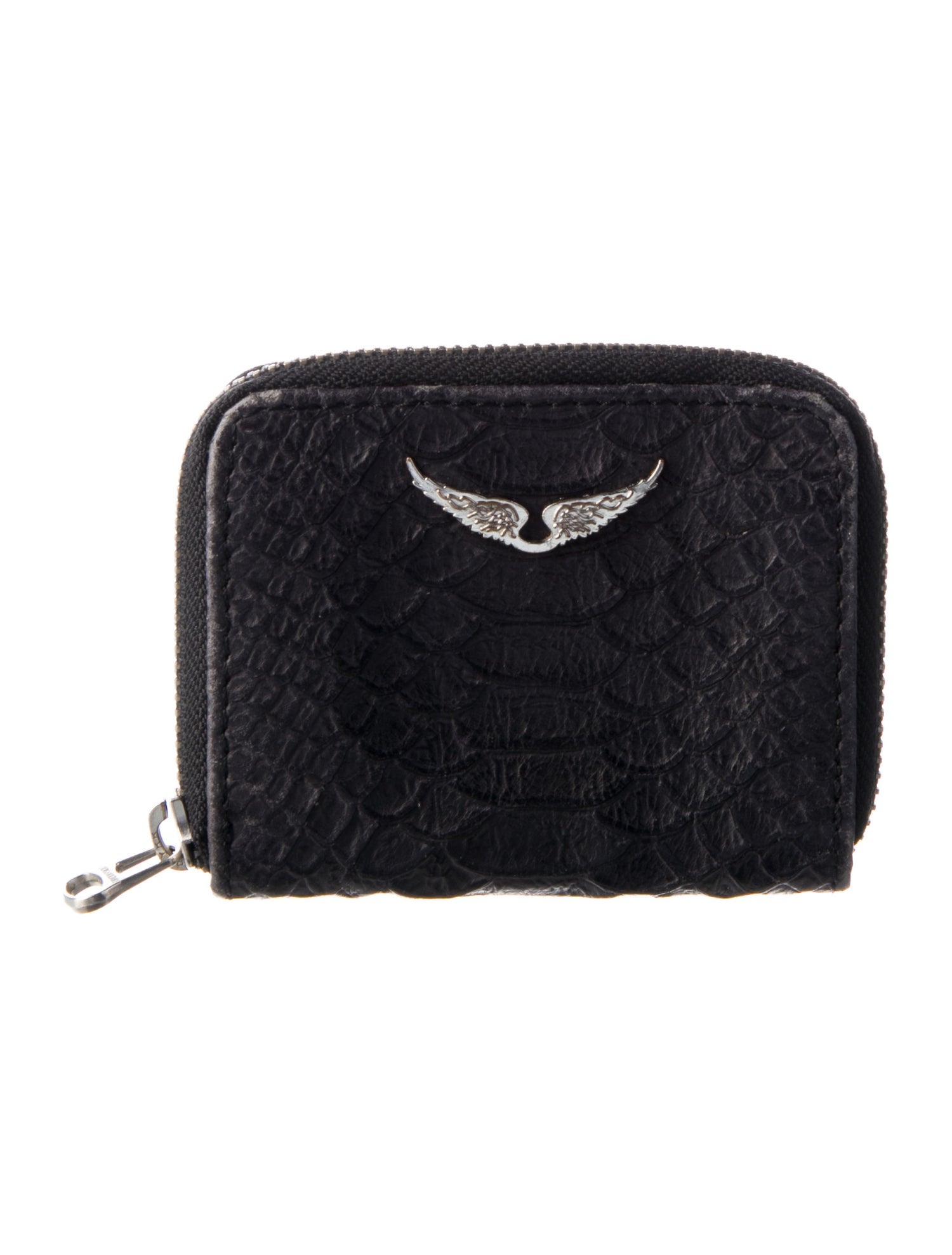 Zadig & Voltaire Snakeskin Compact Wallet