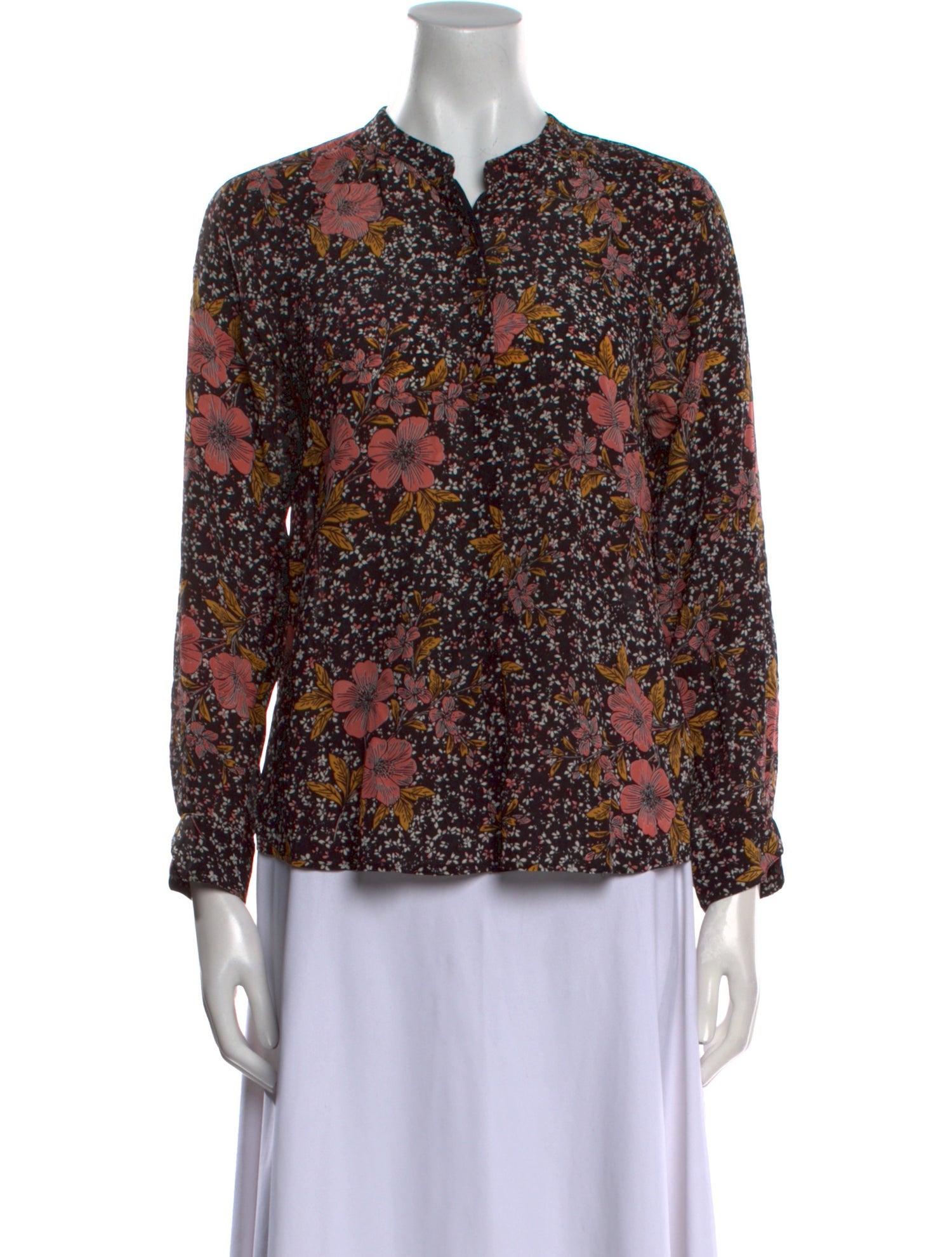 Zadig & Voltaire Silk Floral Print Blouse