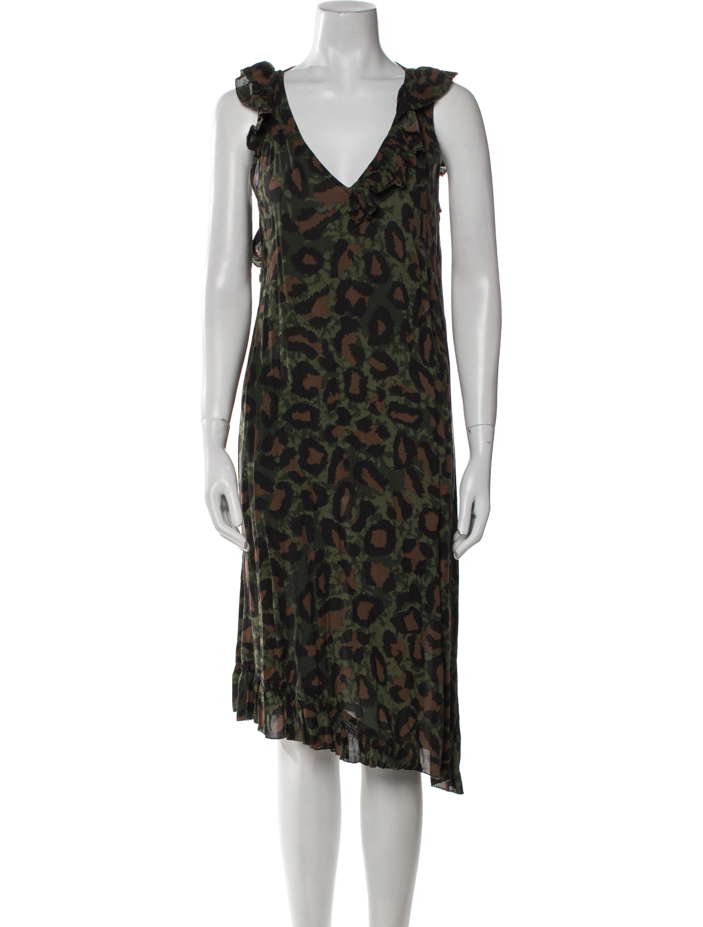 Zadig & Voltaire Printed Midi Length Dress