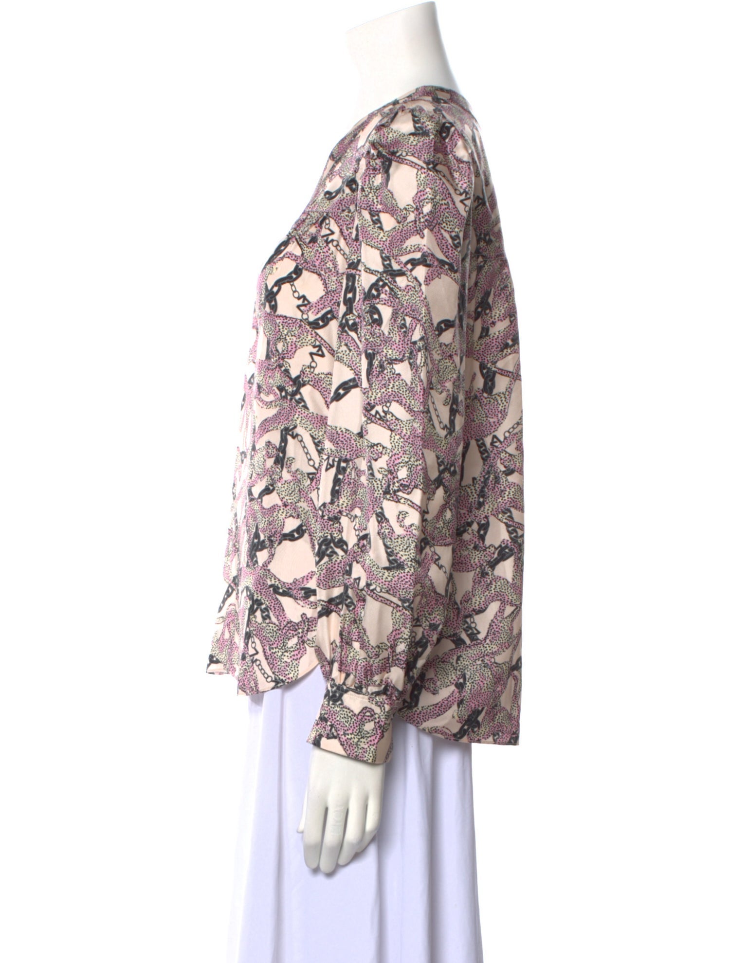 Zadig & Voltaire Silk Floral Print Blouse