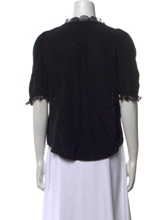 Zadig & Voltaire Silk V-Neck Blouse