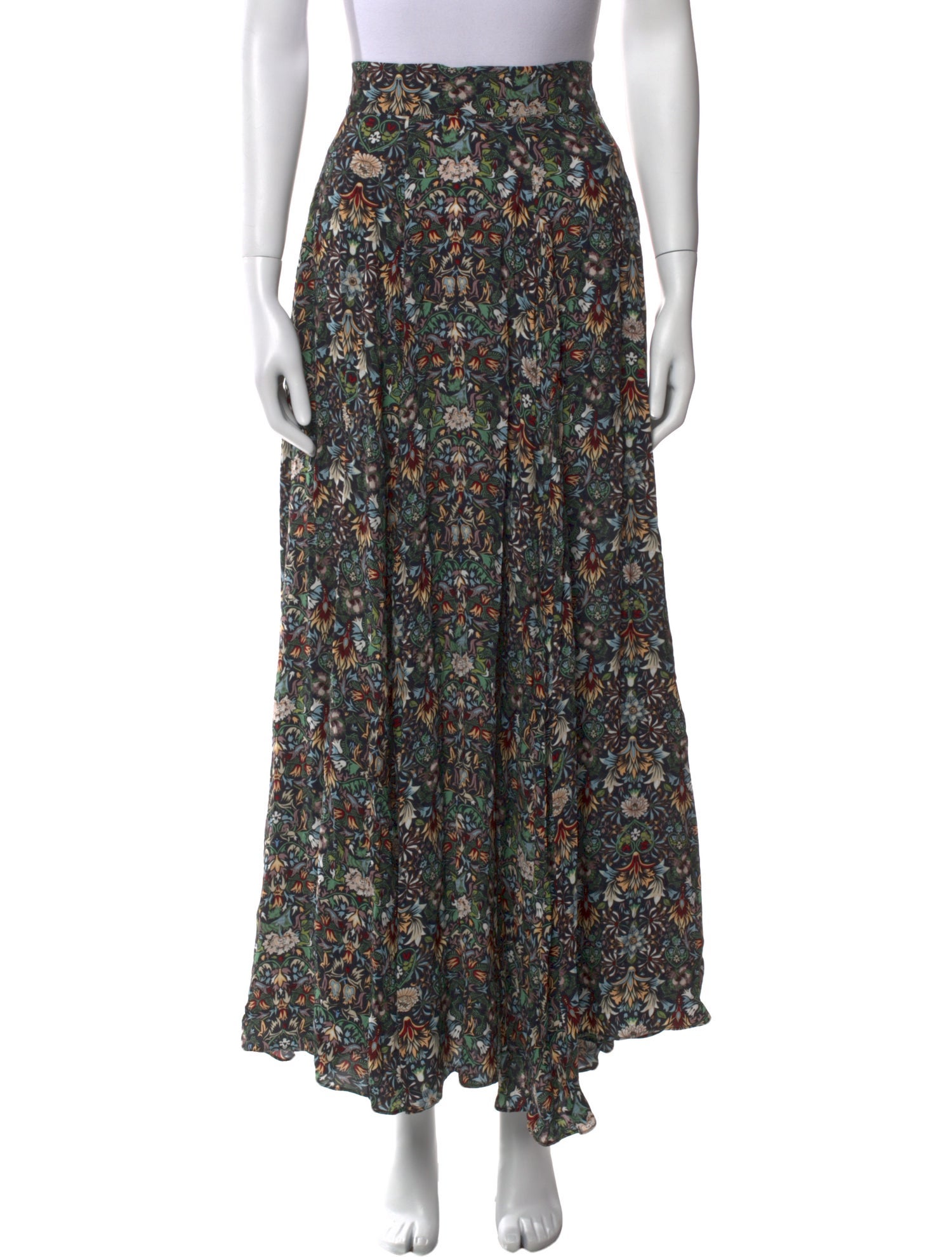 Zadig & Voltaire Floral Print Long Skirt