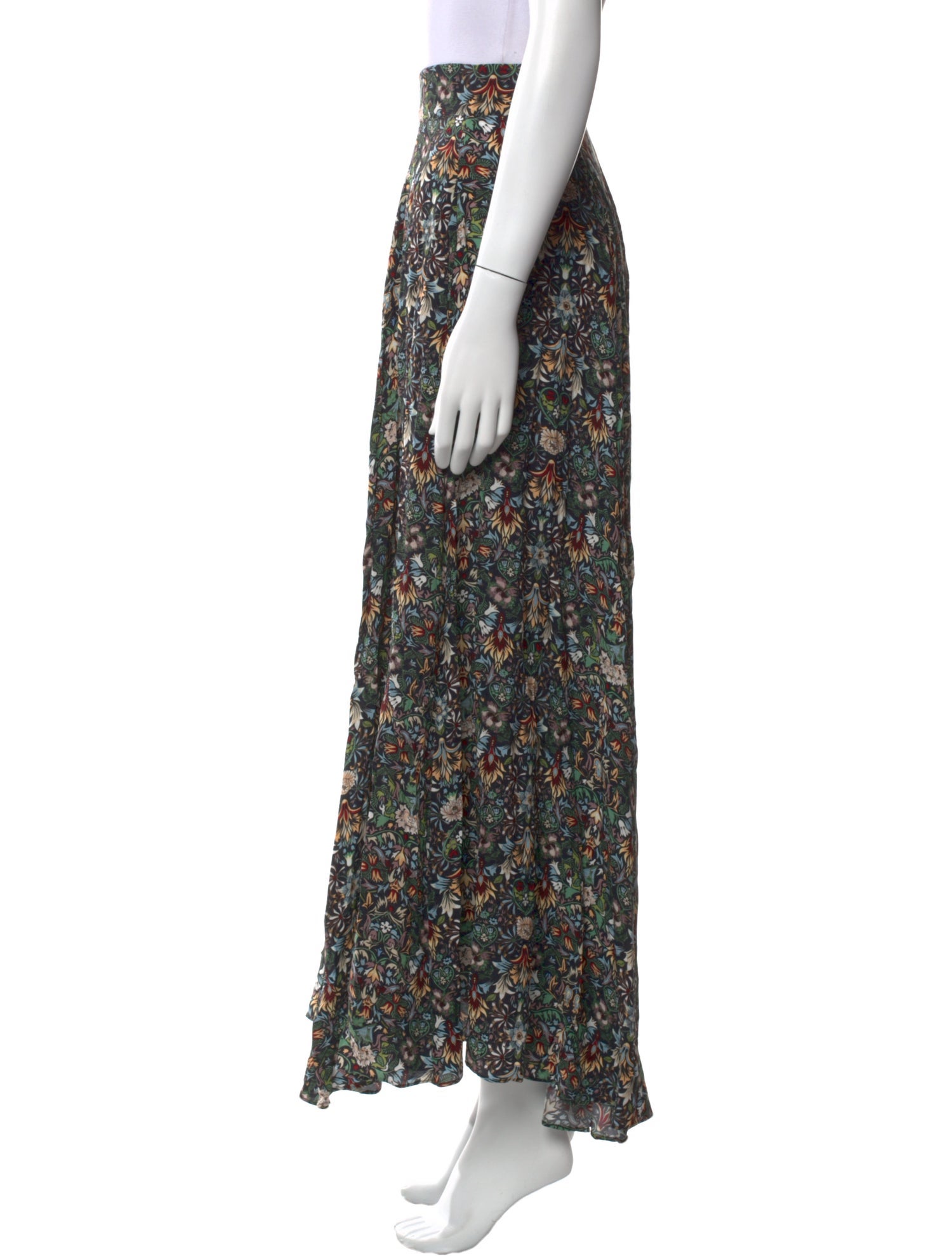 Zadig & Voltaire Floral Print Long Skirt