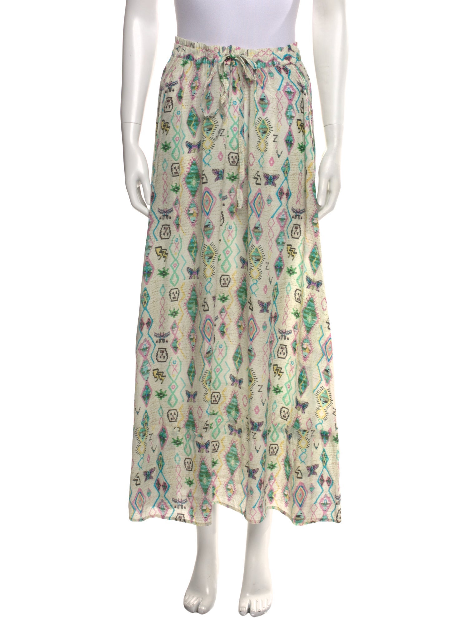 Zadig & Voltaire Printed Midi Length Skirt