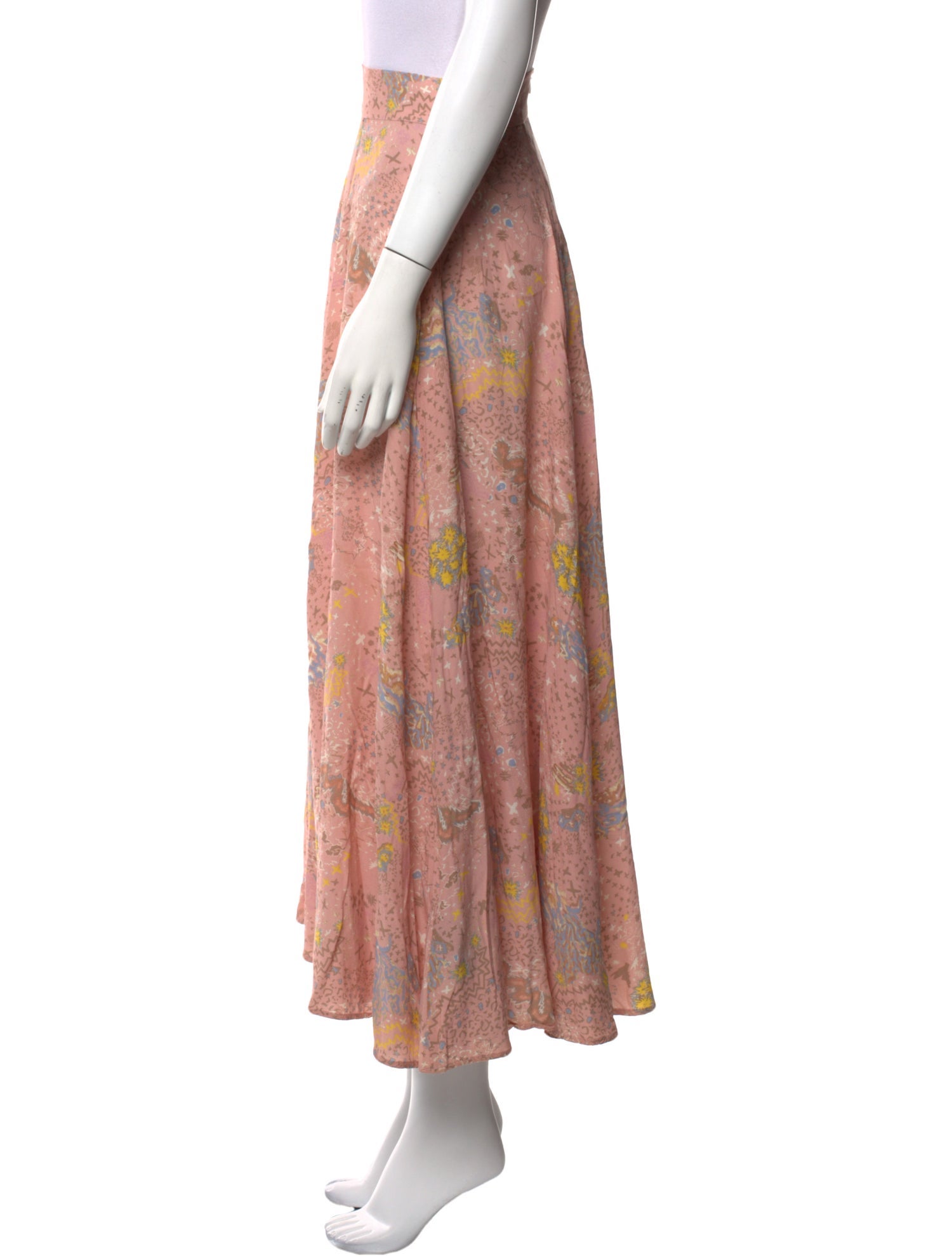 Zadig & Voltaire Paisley Print Midi Length Skirt