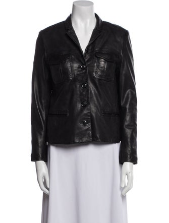 Zadig & Voltaire Lamb Leather Blazer