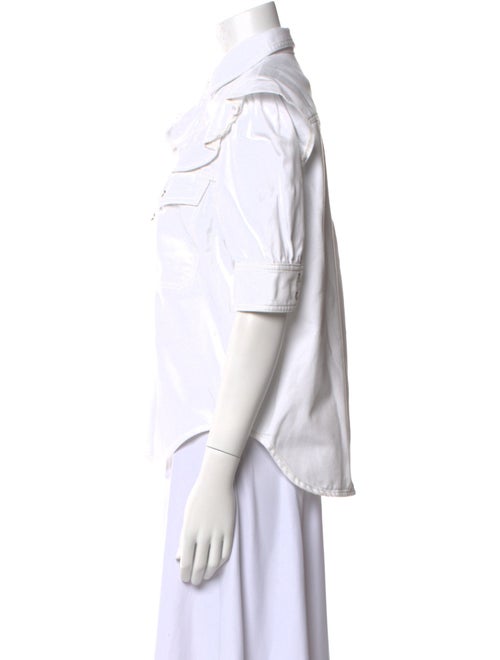 Zadig & Voltaire Three-Quarter Sleeve Button-Up Top