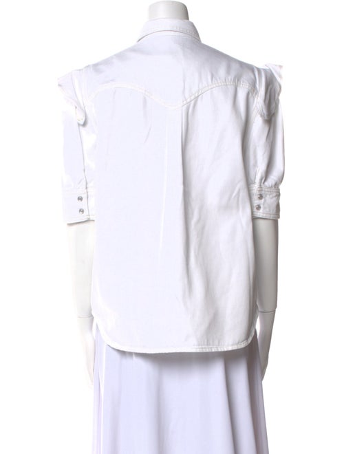 Zadig & Voltaire Three-Quarter Sleeve Button-Up Top