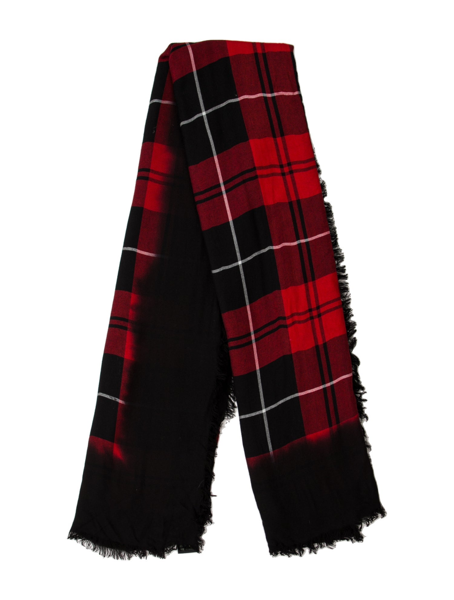 Zadig & Voltaire Plaid Print Scarf
