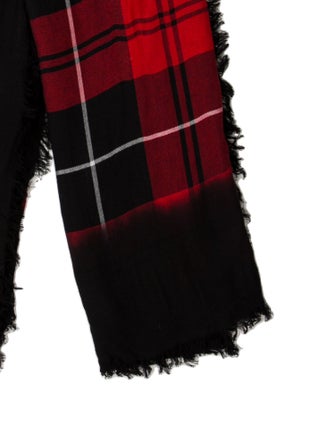Zadig & Voltaire Plaid Print Scarf