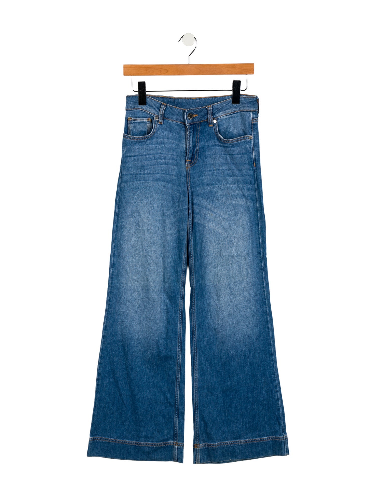 Zadig & Voltaire Mid-Rise Wide Leg Jeans