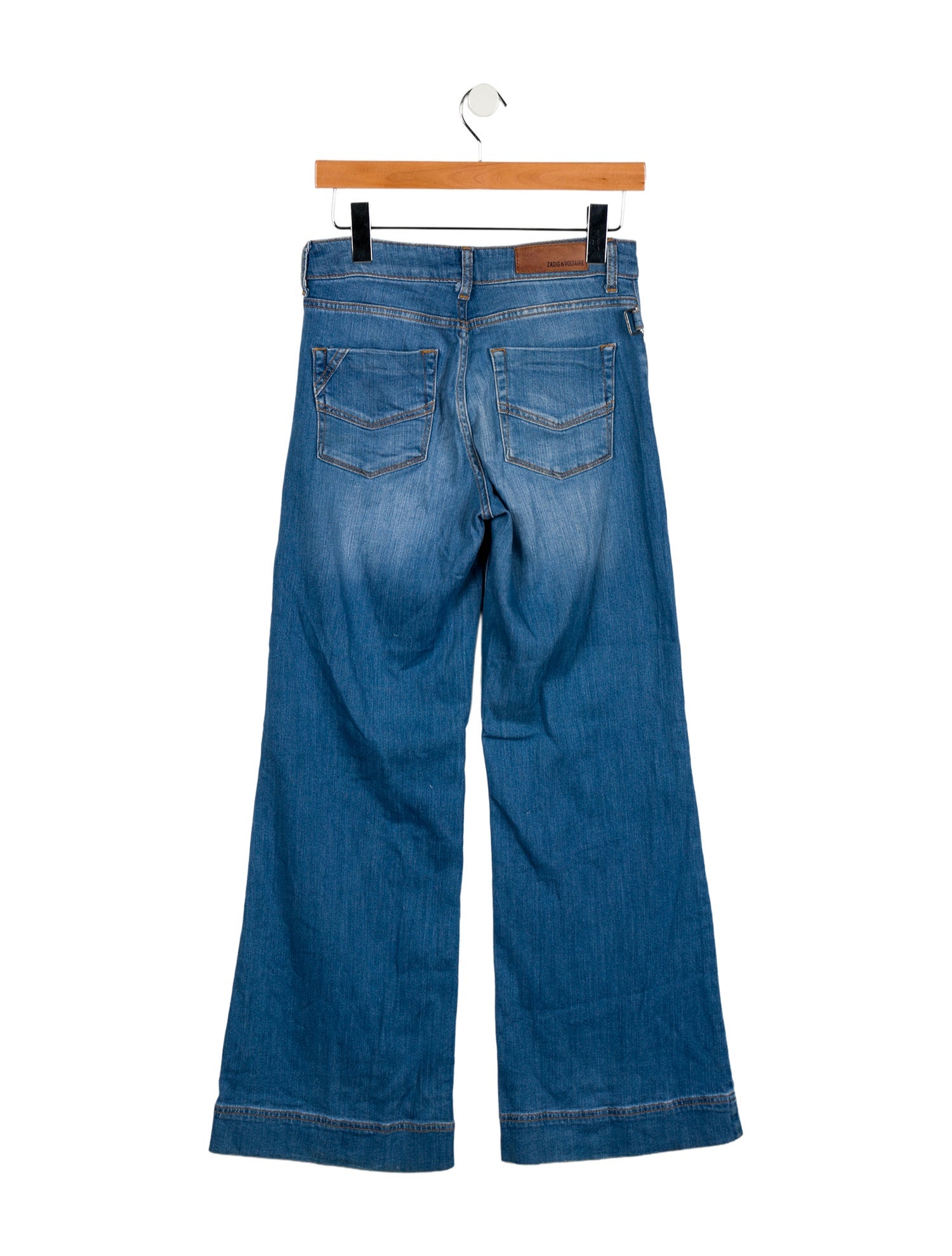 Zadig & Voltaire Mid-Rise Wide Leg Jeans