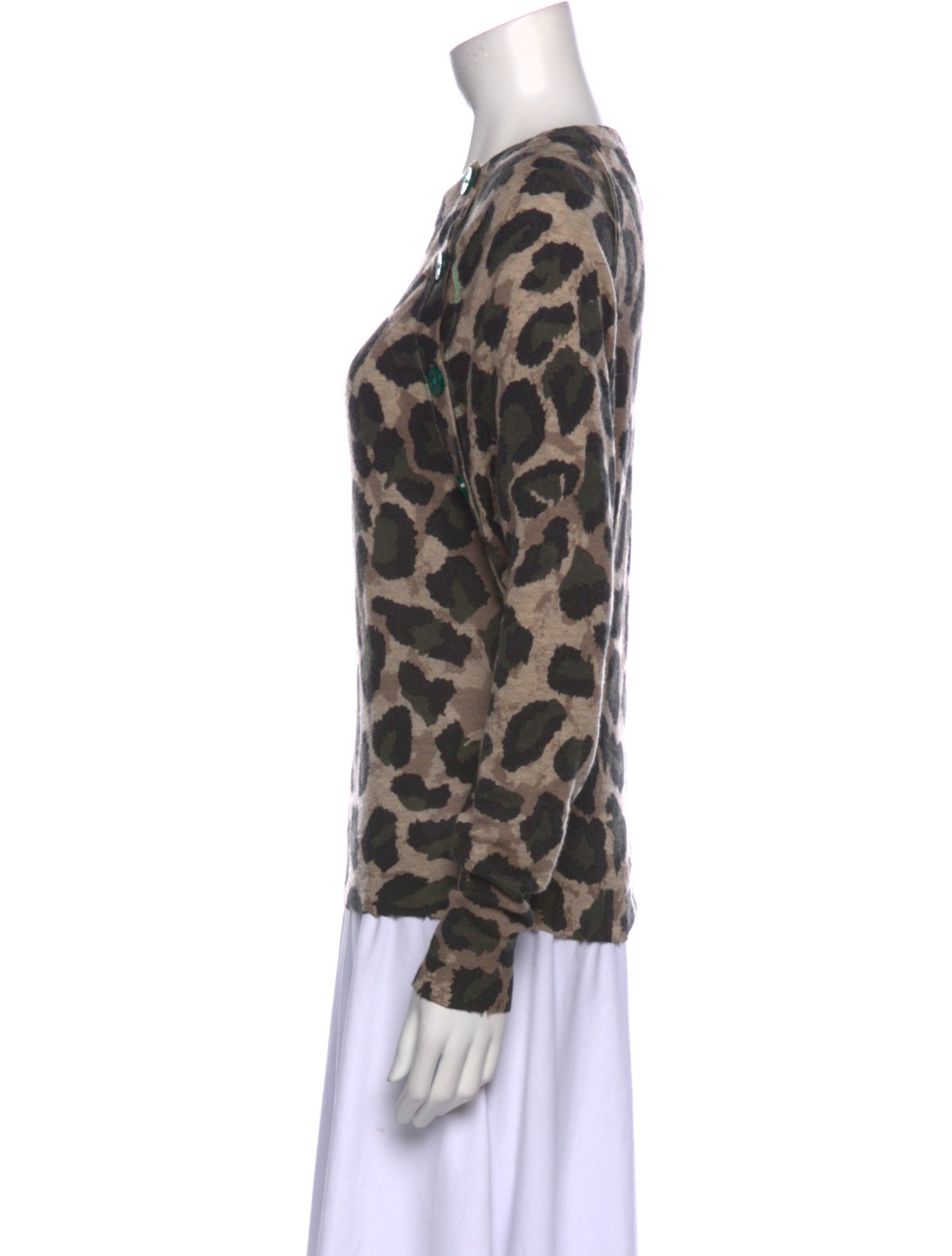 Zadig & Voltaire Cashmere Animal Print Sweater