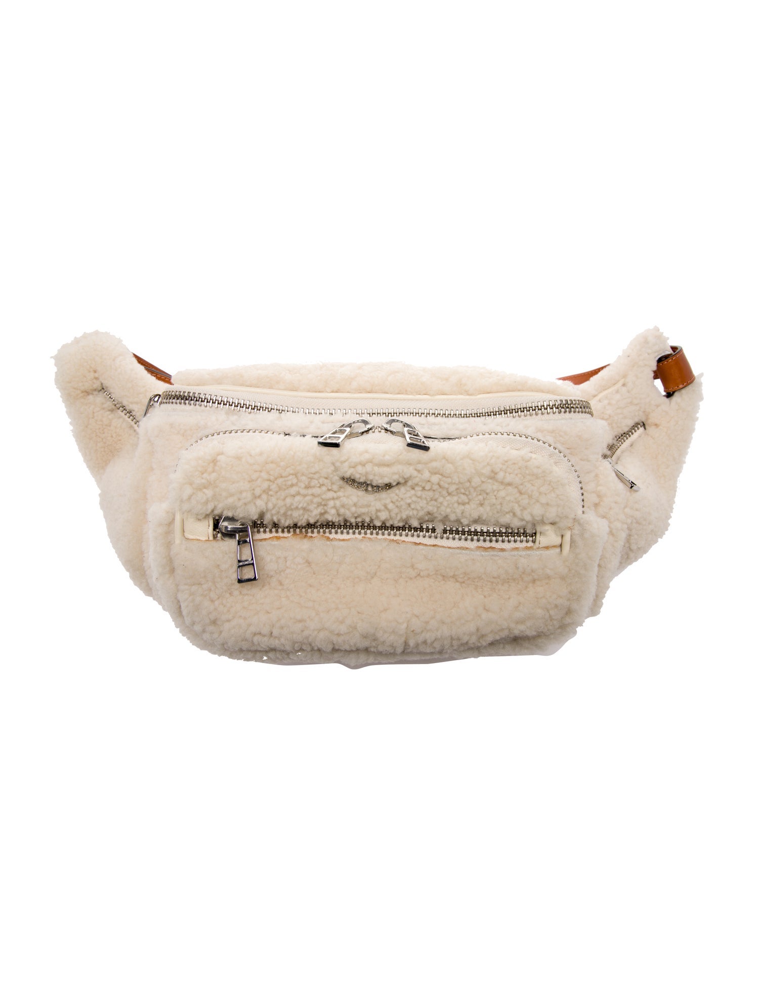 Zadig & Voltaire Shearling Belt Bag